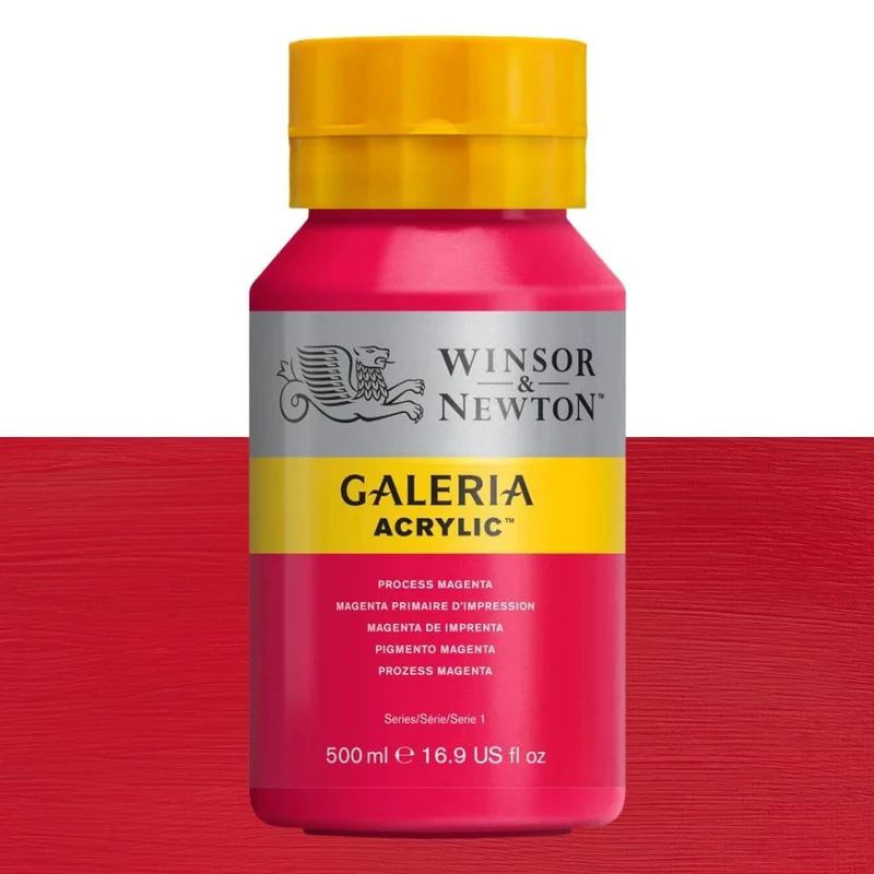 Tinta Acrílica Galeria Winsor & Newton 500ml 533 Process Magenta