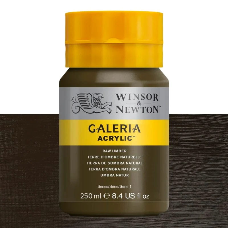 Tinta Acrílica Galeria Winsor & Newton 250ml 554 Raw Umber