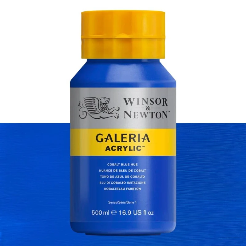 Tinta Acrílica Galeria Winsor & Newton 500ml 179 Cobalt Blue Hue