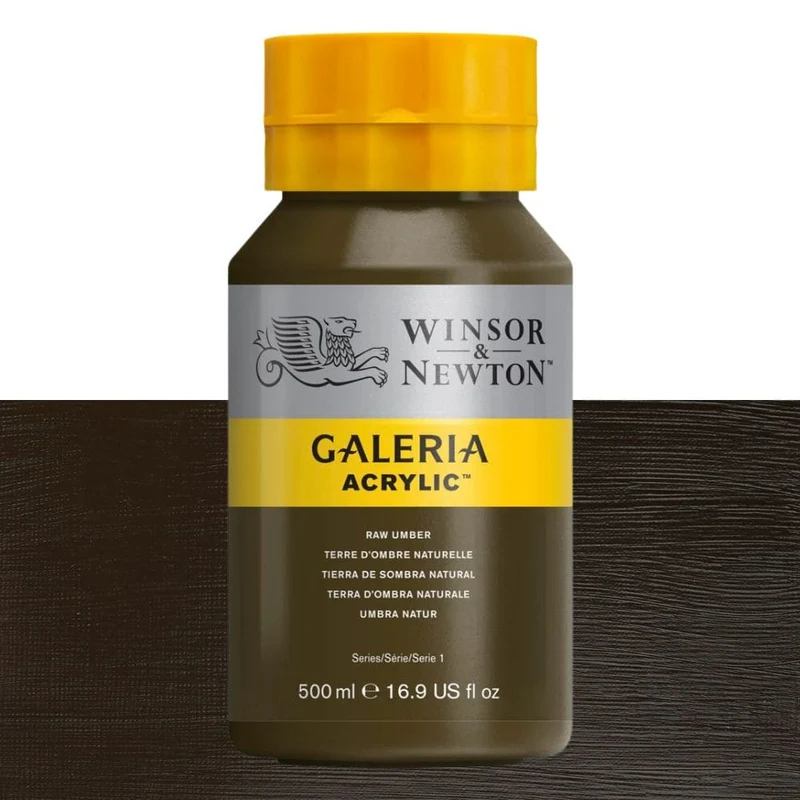 Tinta Acrílica Galeria Winsor & Newton 500ml 554 Raw Umber