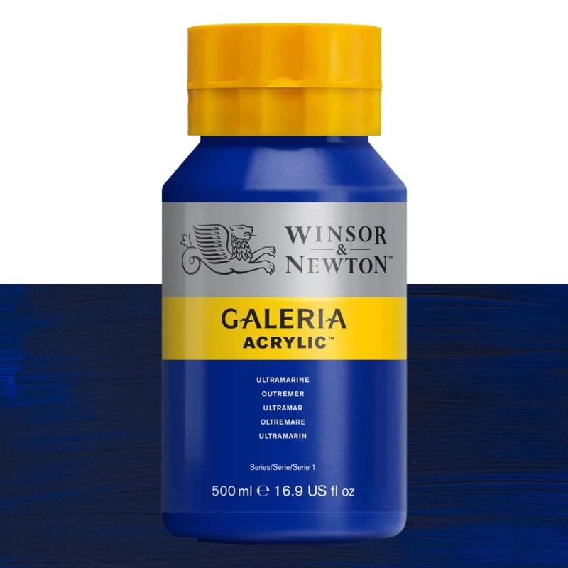 Tinta Acrílica Galeria Winsor & Newton 500ml 660 Ultramarine