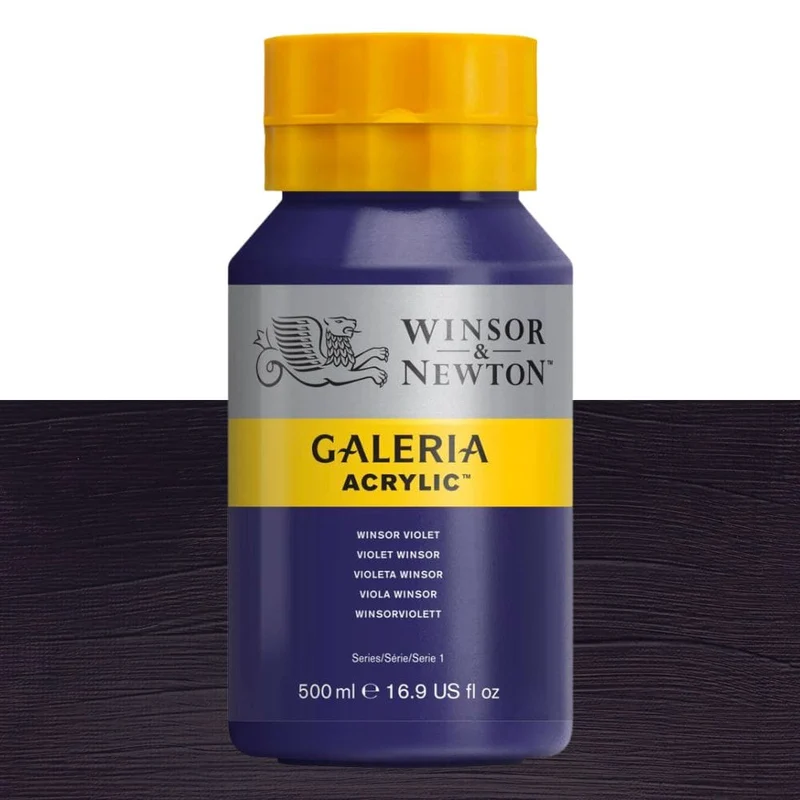 Tinta Acrílica Galeria Winsor & Newton 500ml 728 Winsor Violet