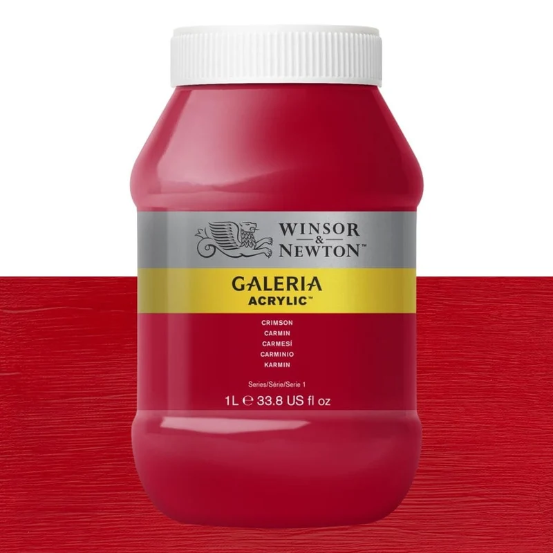 Tinta Acrílica Galeria Winsor & Newton 1L 203 Crimson