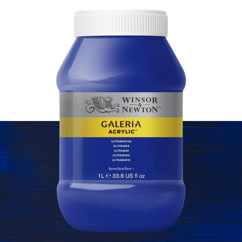 Tinta Acrílica Galeria Winsor & Newton 1L 660 Ultramarine