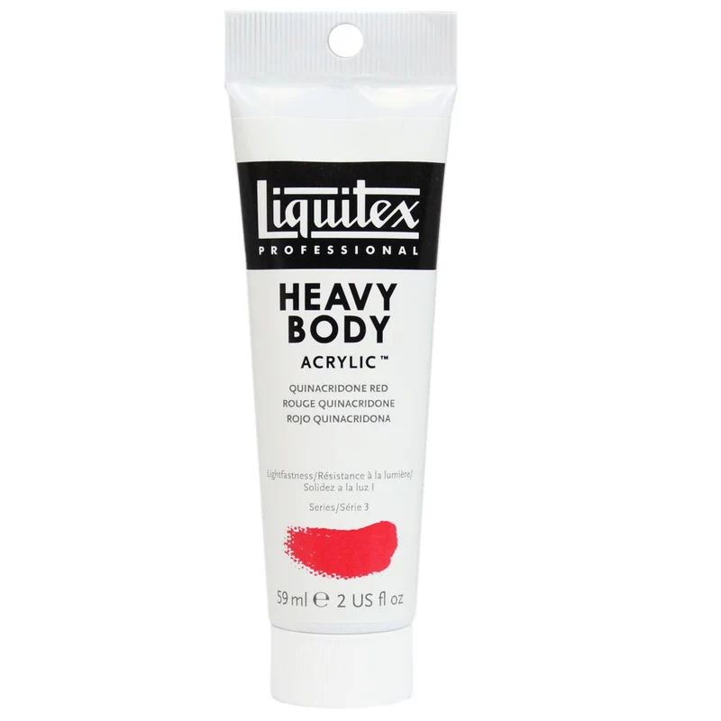 Tinta Acrílica Liquitex Heavy Body 59ml S3 112 Quinacridone Red