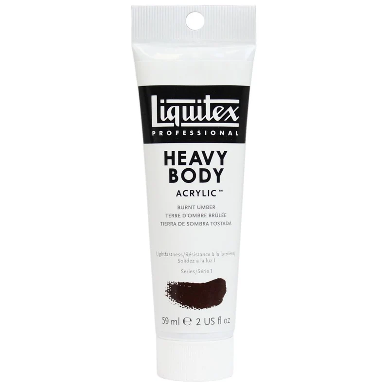 Tinta Acrílica Liquitex Heavy Body 59ml S1 128 Burnt Umber