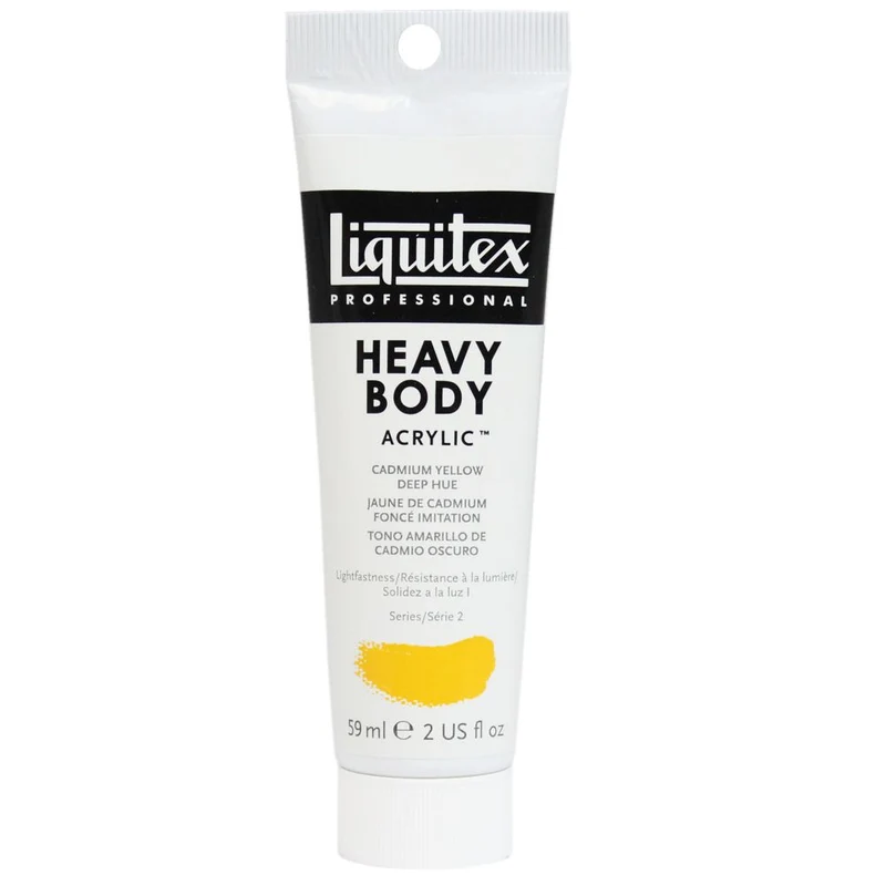 Tinta Acrílica Liquitex Heavy Body 59ml S2 163 Cadmium Yellow Deep Hue
