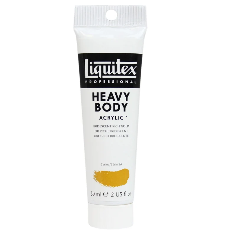 Tinta Acrílica Liquitex Heavy Body 59ml S2A 235 Iridescent Rich Gold