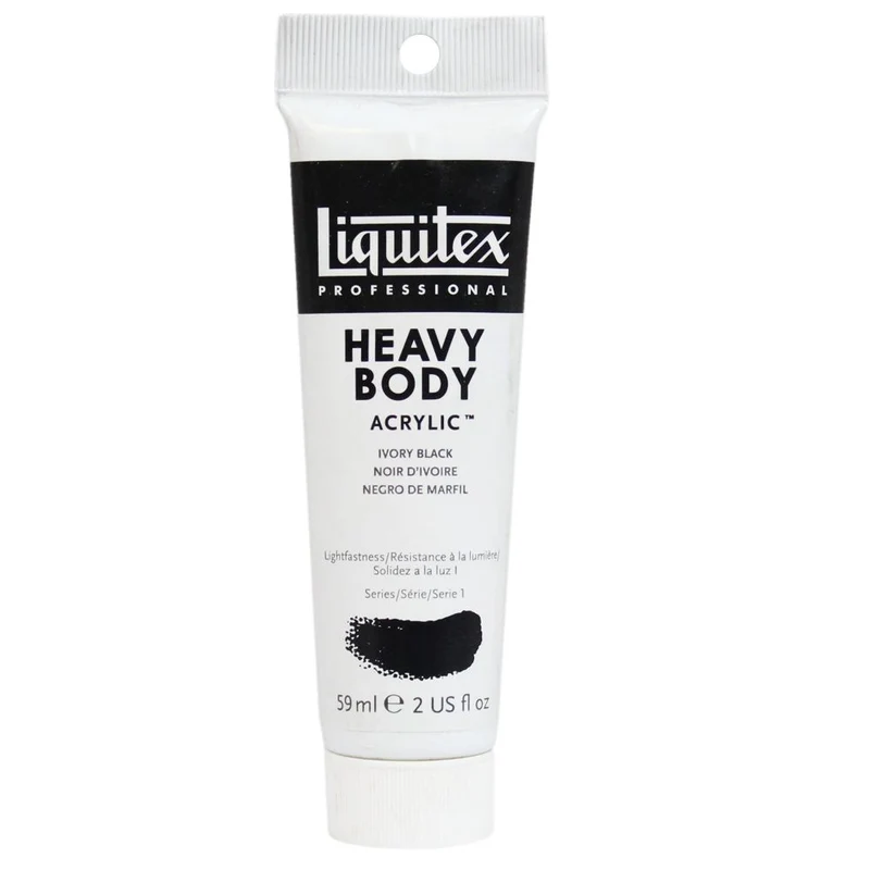 Tinta Acrílica Liquitex Heavy Body 59ml S1 244 Ivory Black