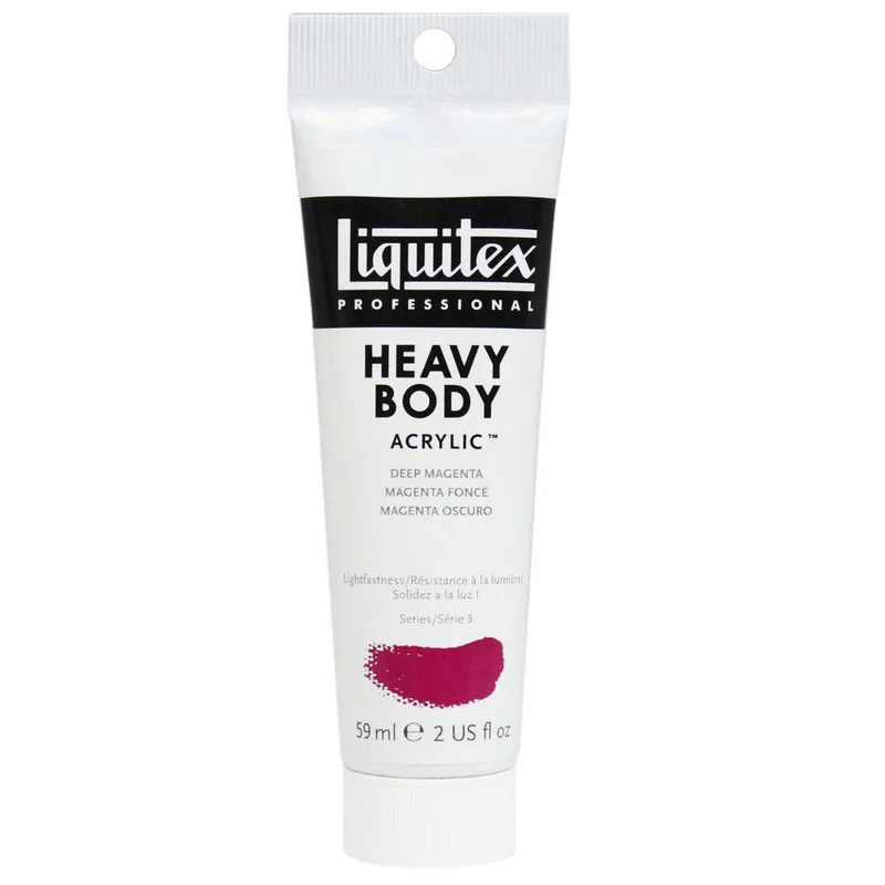 Tinta Acrílica Liquitex Heavy Body 59ml S3 300 Deep Magenta