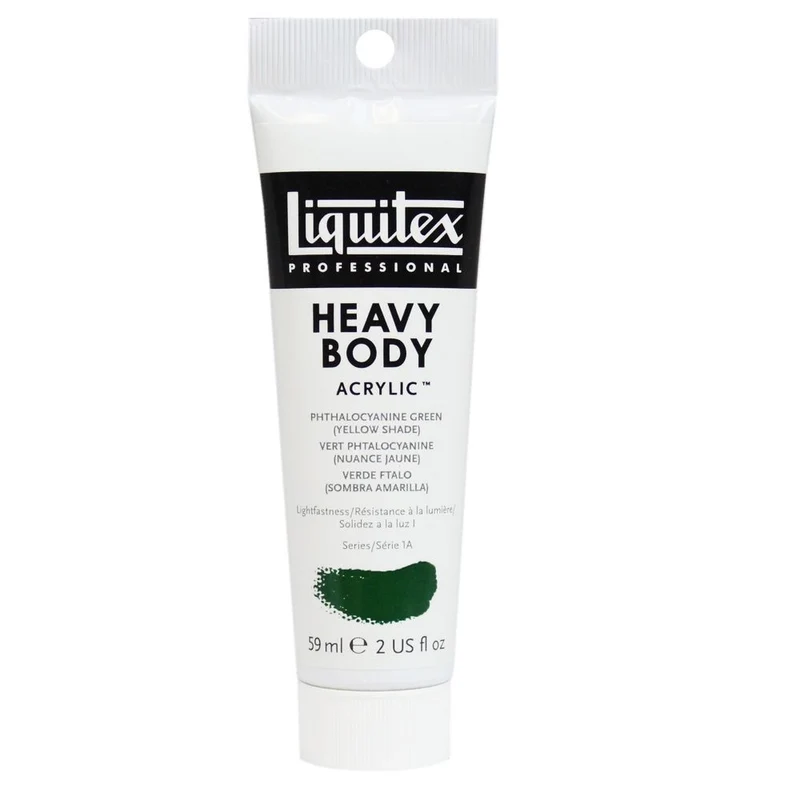 Tinta Acrílica Liquitex Heavy Body 59ml S1A 319 Phthalocyanine Green (Yellow Shade)