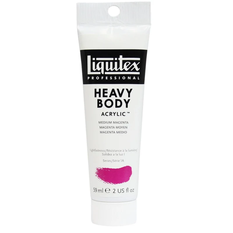 Tinta Acrílica Liquitex Heavy Body 59ml S1A 500 Medium Magenta