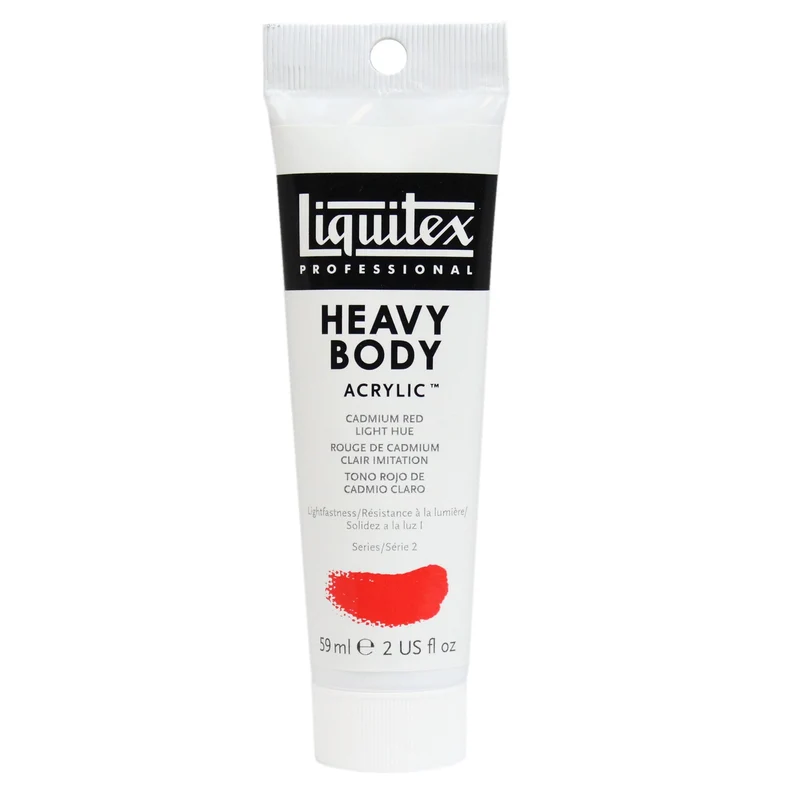 Tinta Acrílica Liquitex Heavy Body 59ml S2 510 Cadmium Red Light Hue