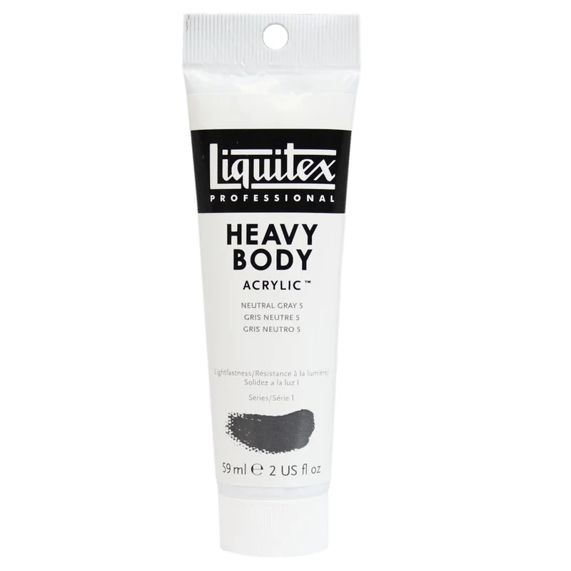 Tinta Acrílica Liquitex Heavy Body 59ml S1 599 Neutral Gray 5