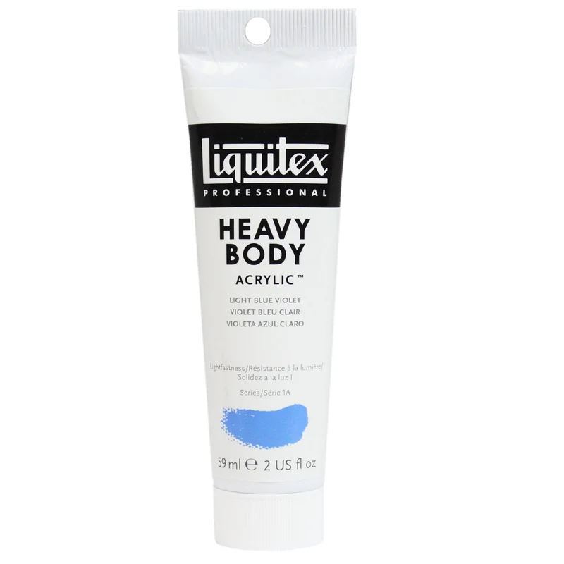 Tinta Acrílica Liquitex Heavy Body 59ml S1A 680 Light Blue Violet
