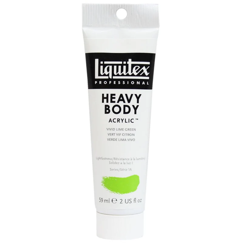 Tinta Acrílica Liquitex Heavy Body 59ml S1A 740 Vivid Lime Green