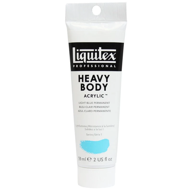 Tinta Acrílica Liquitex Heavy Body 59ml S1 770 Light Blue Permanent