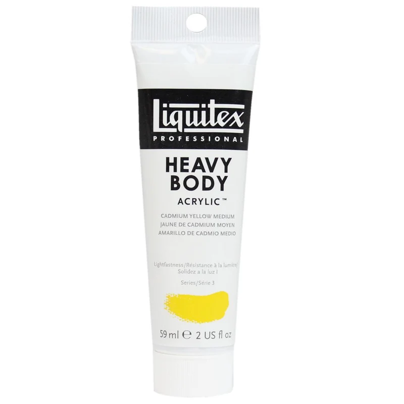Tinta Acrílica Liquitex Heavy Body 59ml S1A 830 Cadmium Yellow Medium Hue