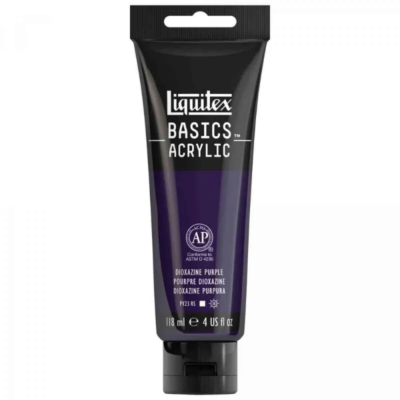 Tinta Acrilica Liquitex Basics 186 Dioxazine Purple 118Ml