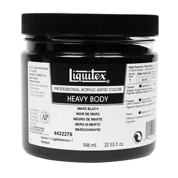 Tinta Acrílica Liquitex Heavy Body 946ml Mars Black
