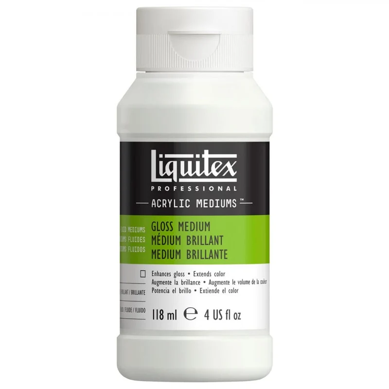 Médium e Verniz Acrílico Brilhante Liquitex 118ml 5004