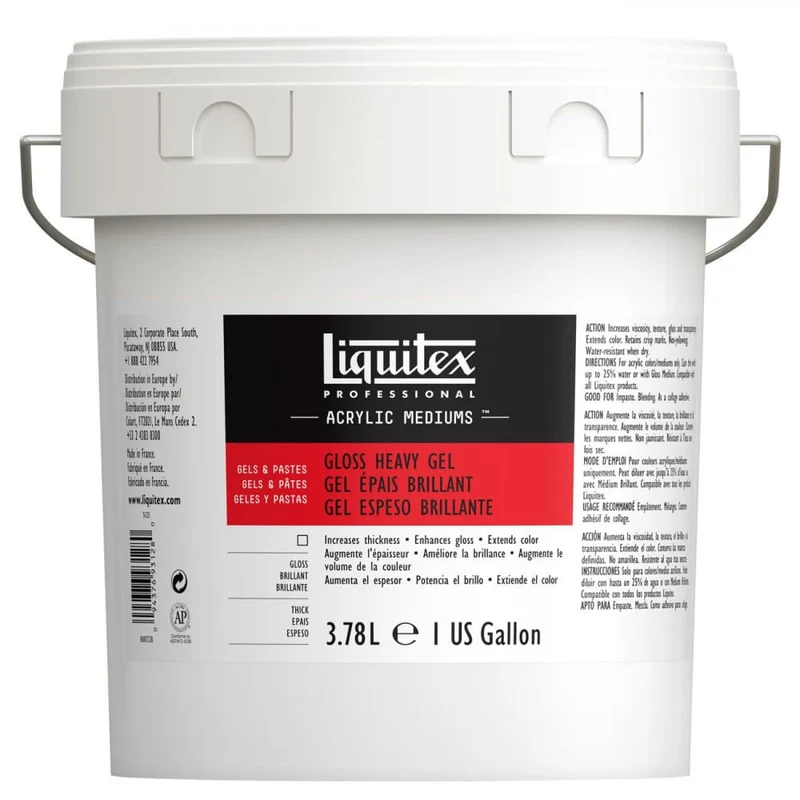 Gel Médium Acrílico Heavy Brilhante Liquitex 3,78L 5123