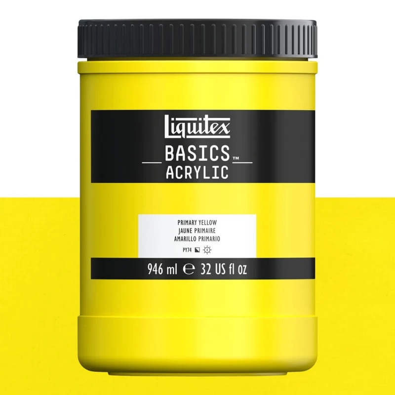 Tinta Acrílica Liquitex Basics 946ml 410 Primary Yellow