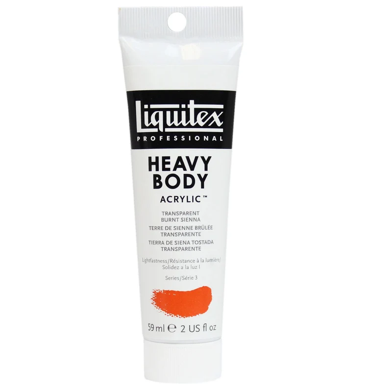 Tinta Acrílica Liquitex Heavy Body 59ml S3 129 Transparent Burnt Sienna