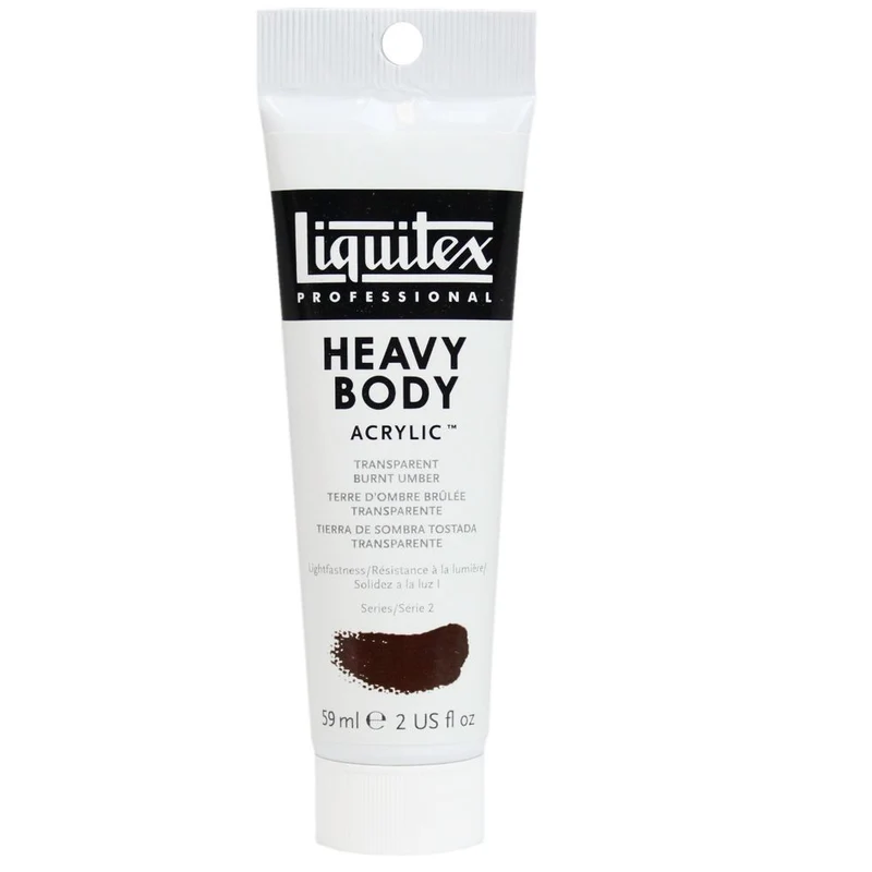 Tinta Acrílica Liquitex Heavy Body 59ml S2 130 Transparent Burnt Umber