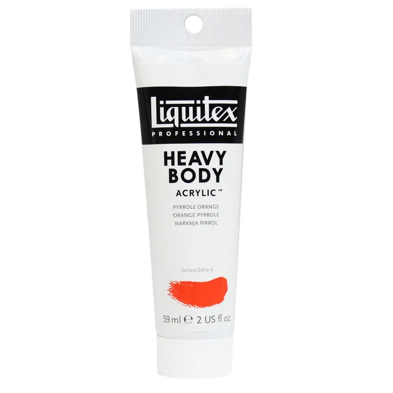 Tinta Acrílica Liquitex Heavy Body 59ml S4 323 Pyrrole Orange