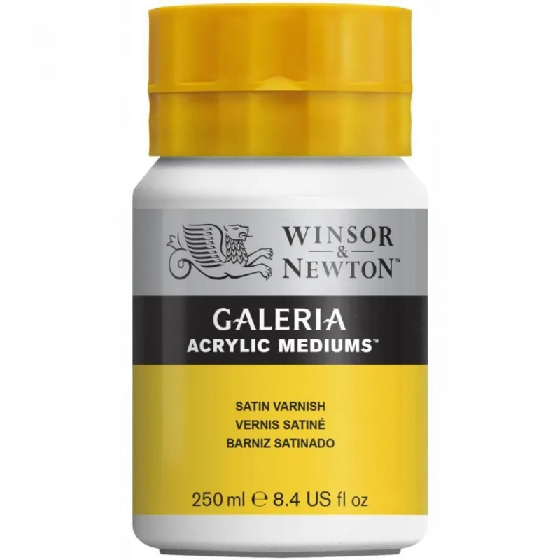 Verniz Satinado Satin Varnish Galeria Winsor &amp; Newton 250ml