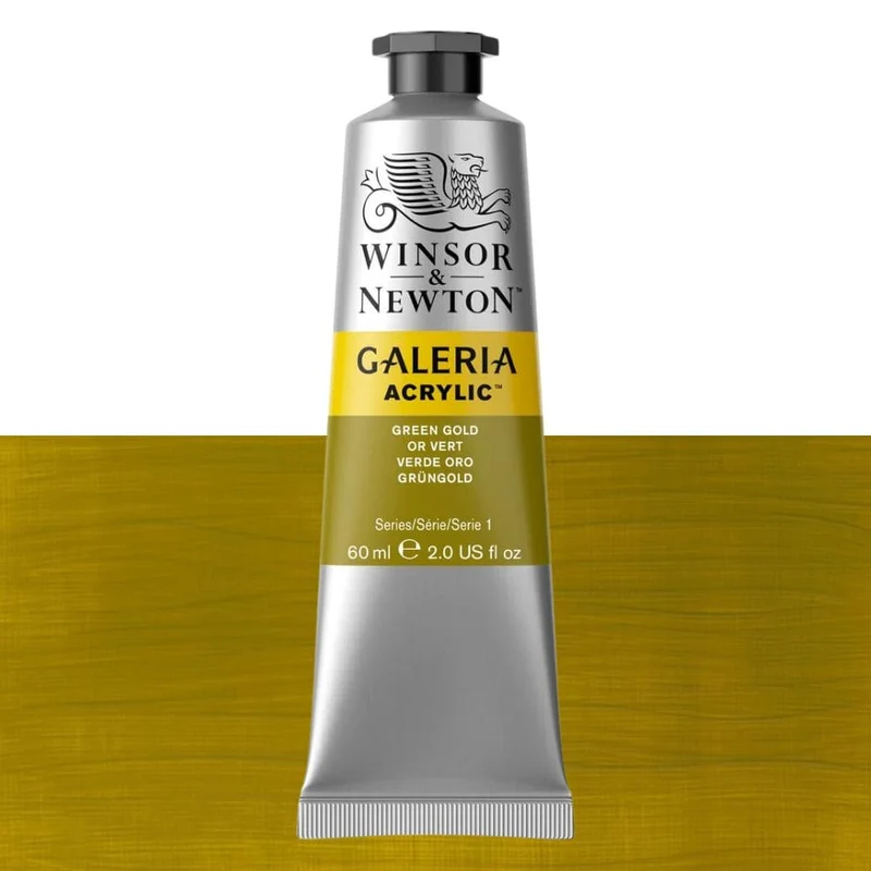 Tinta Acrílica Galeria Winsor & Newton 60ml 294 Green Gold