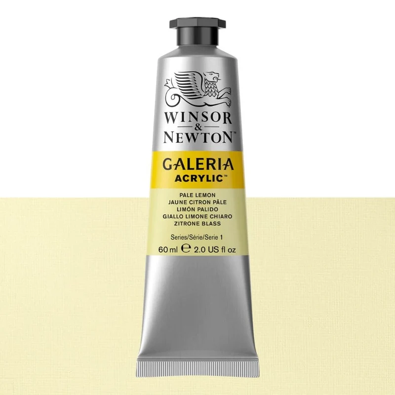 Tinta Acrílica Galeria Winsor & Newton 60ml 434 Pale Lemon