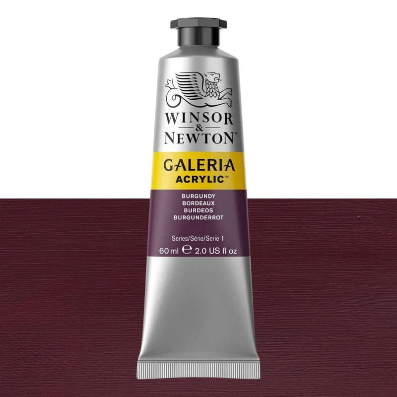 Tinta Acrílica Galeria Winsor & Newton 60ml 075 Burgundy