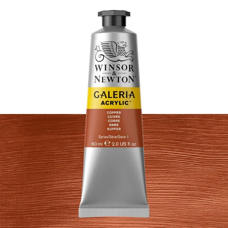 Tinta Acrílica Galeria Winsor & Newton 60ml 214 Copper