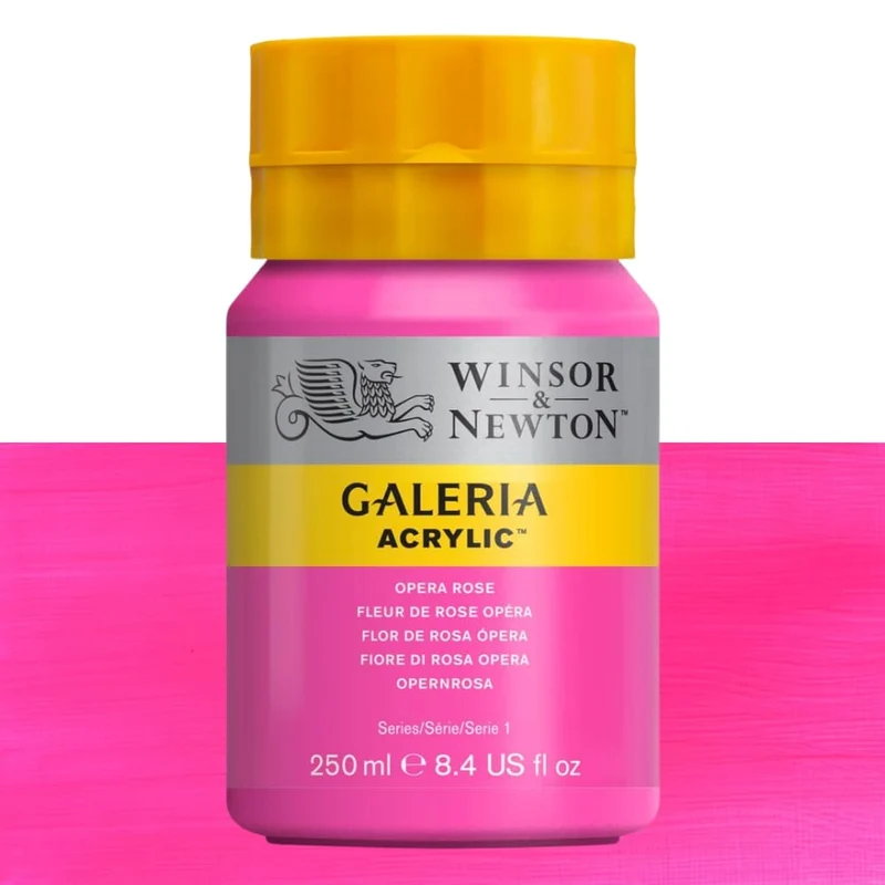Tinta Acrílica Galeria Winsor & Newton 250ml 448 Opera Rose