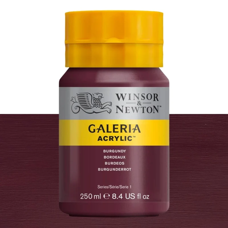 Tinta Acrílica Galeria Winsor & Newton 250ml 075 Burgundy