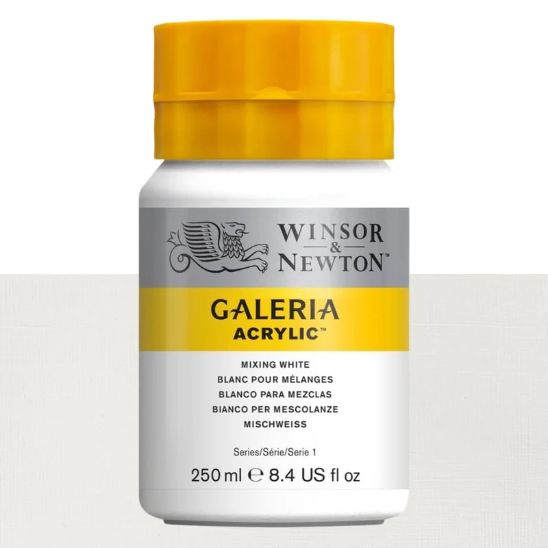 Tinta Acrílica Galeria Winsor & Newton 250ml 415 Mixing White