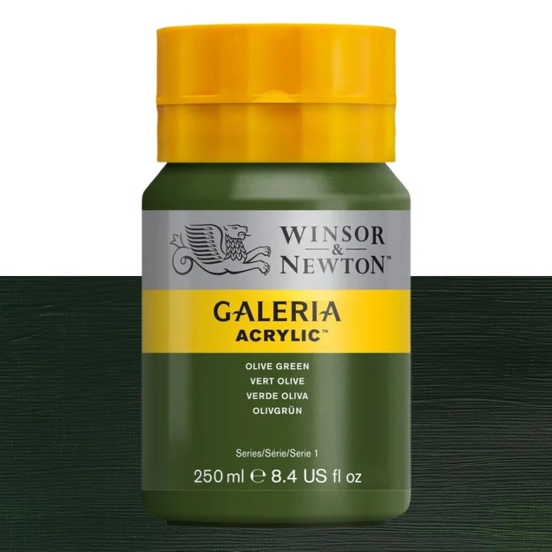 Tinta Acrílica Galeria Winsor & Newton 250ml 447 Olive Green