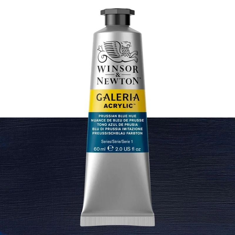 Tinta Acrílica Galeria Winsor & Newton 60ml 541 Prussian Blue Hue