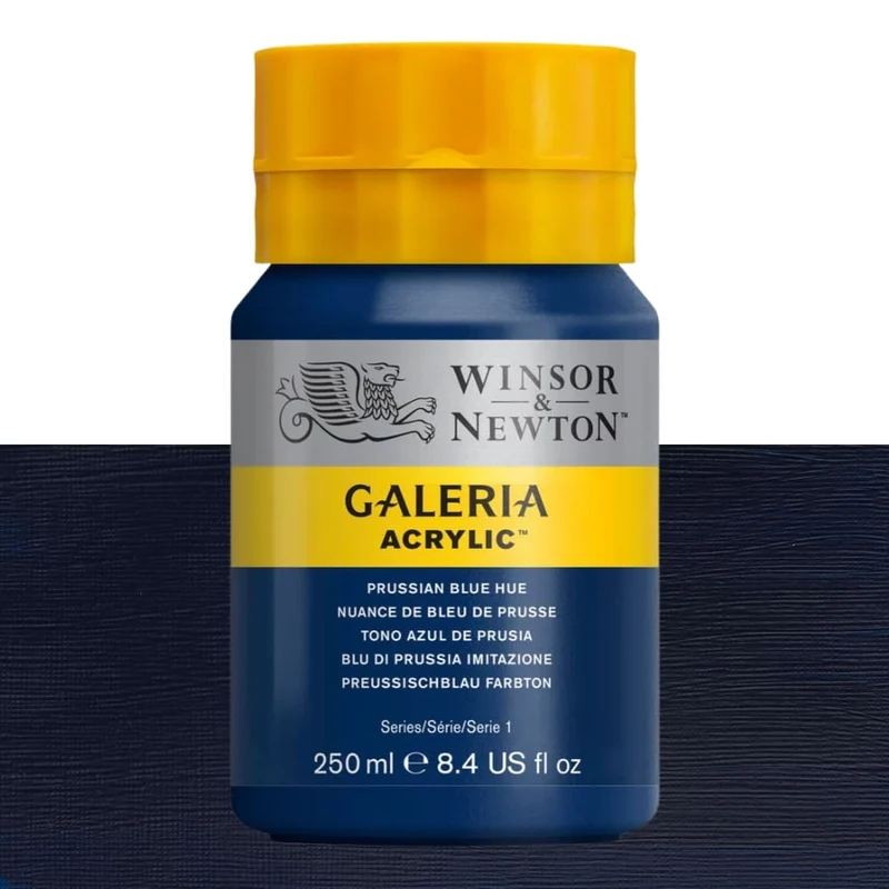 Tinta Acrílica Galeria Winsor & Newton 250ml 541 Prussian Blue Hue