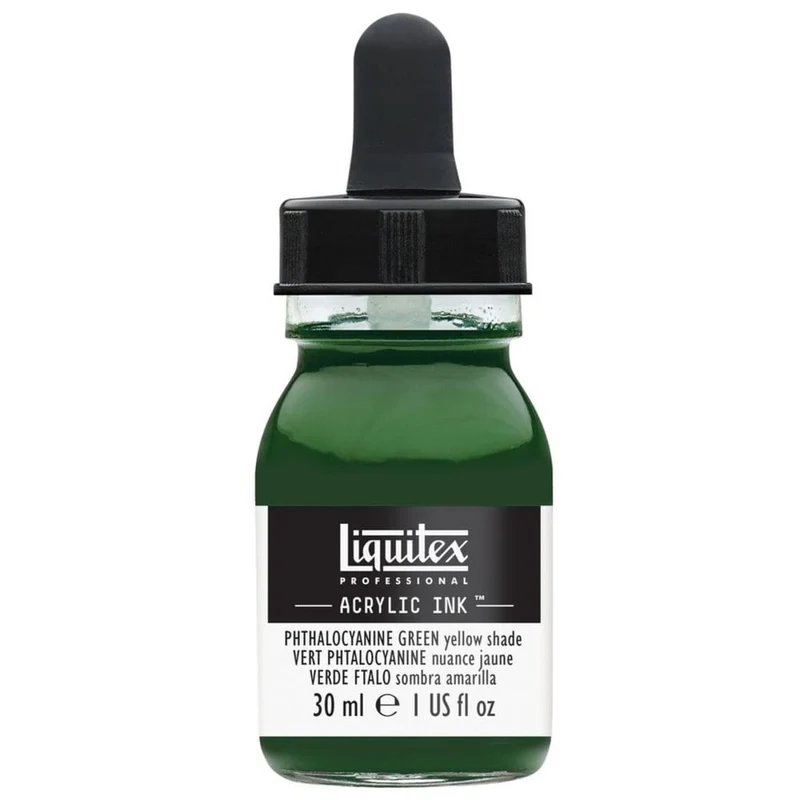 Tinta Acrílica Líquida Liquitex 30ml 319 Phthalocyanine Green Yellow Shade