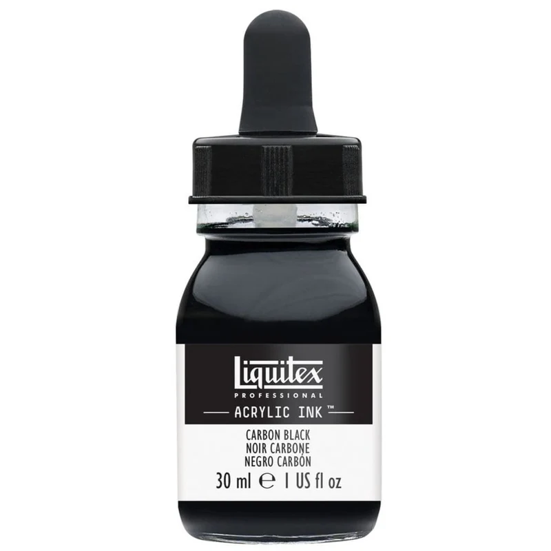 Tinta Acrílica Líquida Liquitex 30ml 337 Carbon Black