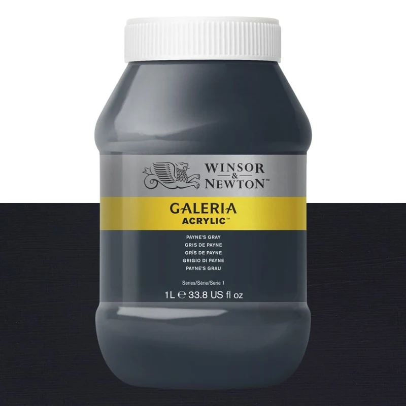 Tinta Acrílica Galeria Winsor & Newton 1L 465 Payne's Gray