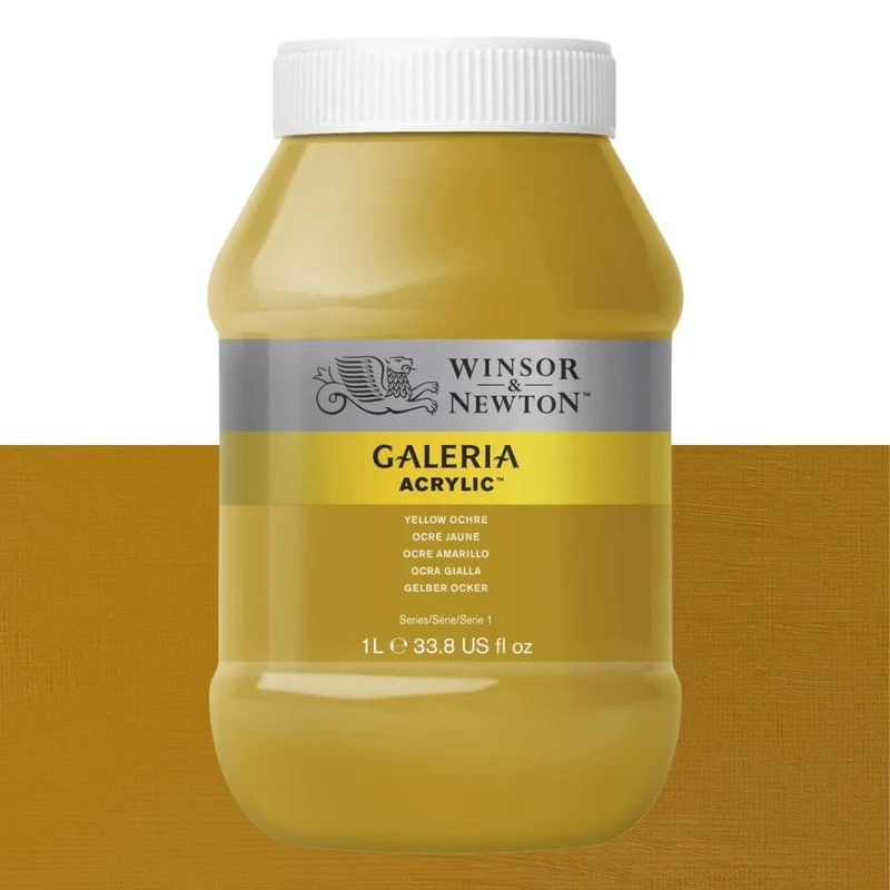 Tinta Acrílica Galeria Winsor & Newton 1L 744 Yellow Ochre