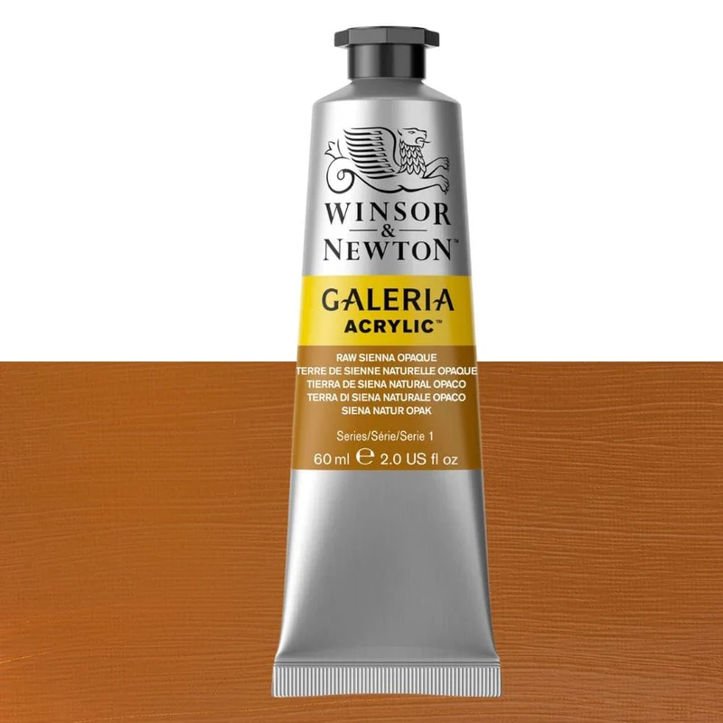 Tinta Acrílica Galeria Winsor & Newton 60ml 553 Raw Sienna Opaque