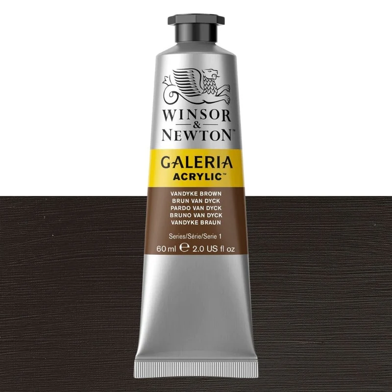 Tinta Acrílica Galeria Winsor & Newton 60ml 676 Vandyke Brown