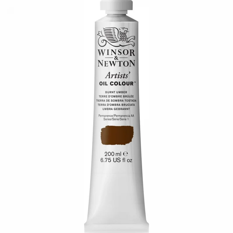 Tinta Óleo Artist 200ml Winsor & Newton S1 076 Burnt Umber