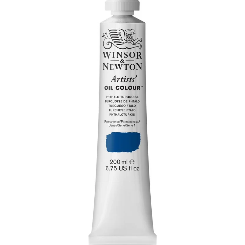 Tinta Óleo Artist 200ml Winsor & Newton S1 526 Phthalo Turquoise