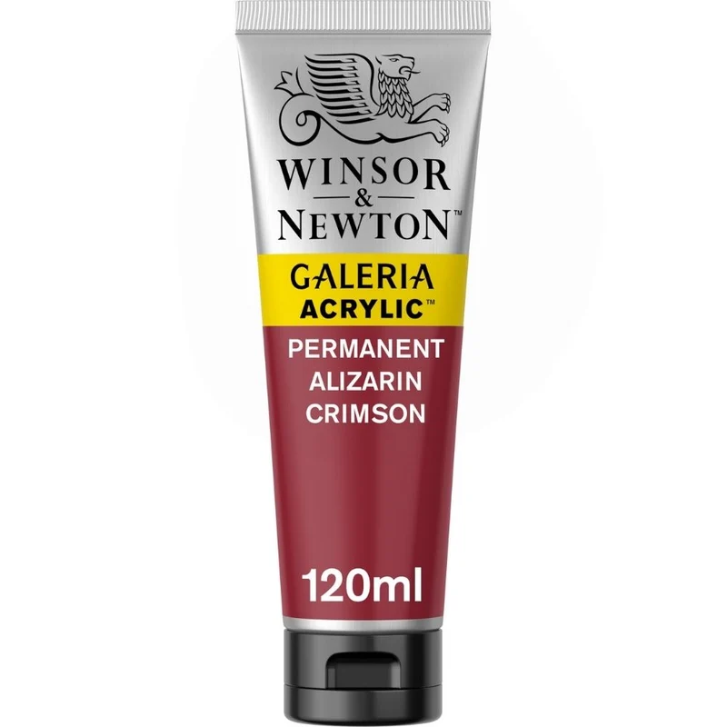 Tinta Acrílica Galeria Winsor & Newton 120ml 466 Permanent Alizarin Crimson